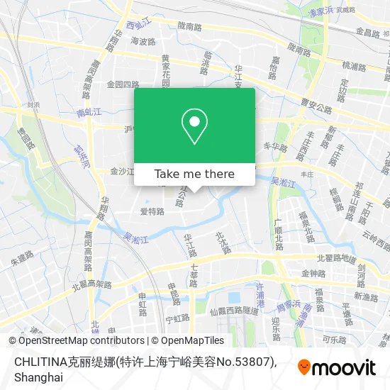 CHLITINA克丽缇娜(特许上海宁峪美容No.53807) map