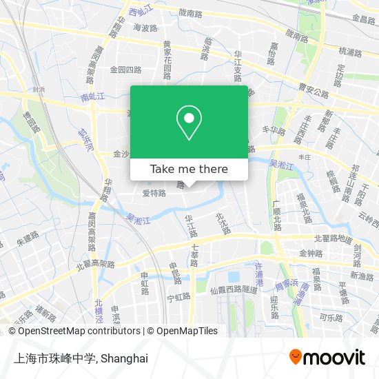 上海市珠峰中学 map