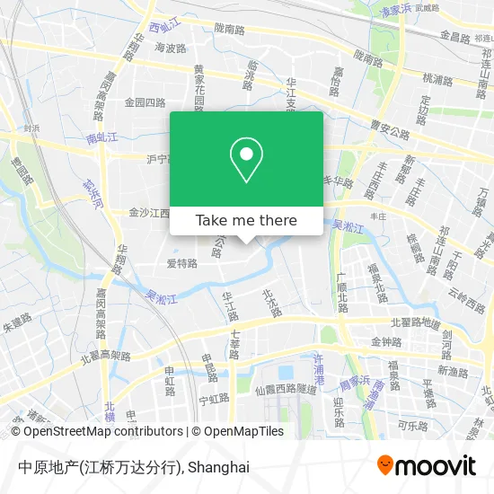 中原地产(江桥万达分行) map