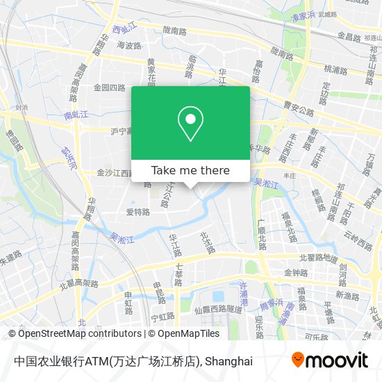 中国农业银行ATM(万达广场江桥店) map