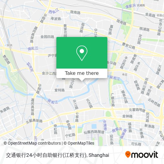 交通银行24小时自助银行(江桥支行) map
