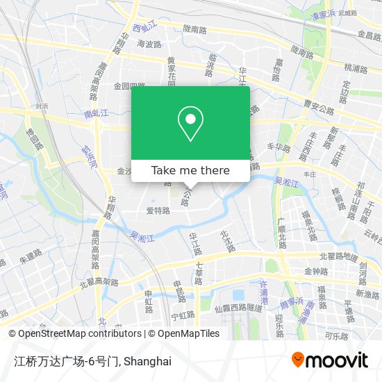 江桥万达广场-6号门 map