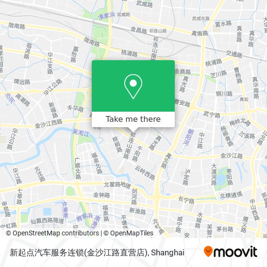 新起点汽车服务连锁(金沙江路直营店) map