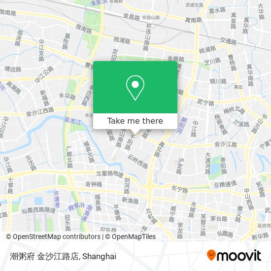 潮粥府 金沙江路店 map