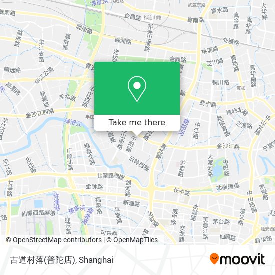 古道村落(普陀店) map