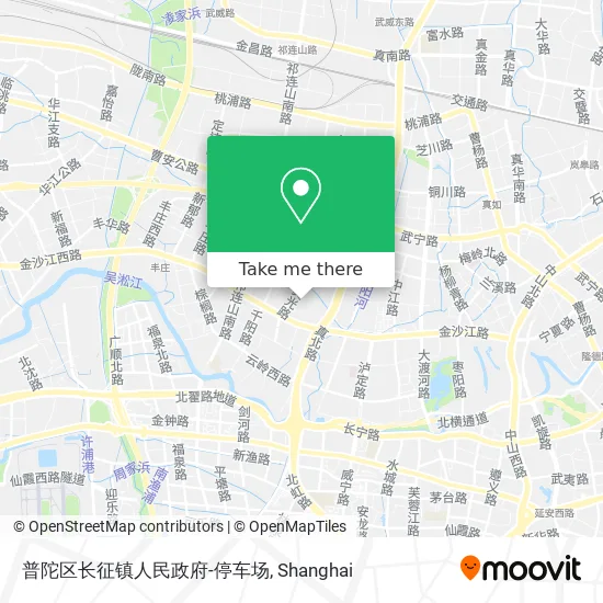 普陀区长征镇人民政府-停车场 map