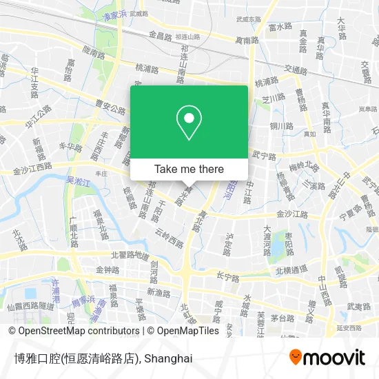博雅口腔(恒愿清峪路店) map