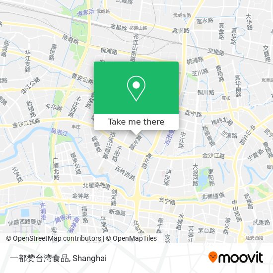 一都赞台湾食品 map