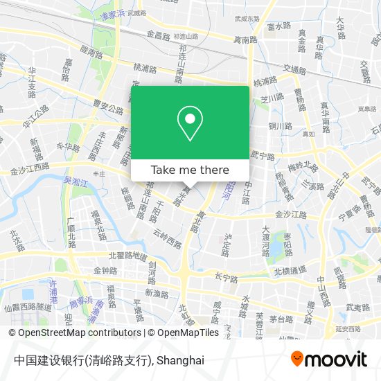 中国建设银行(清峪路支行) map