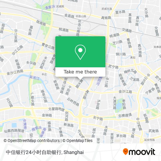 中信银行24小时自助银行 map