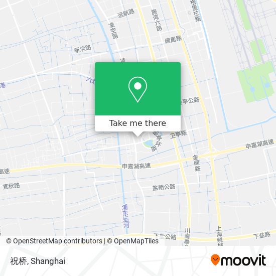 祝桥 map