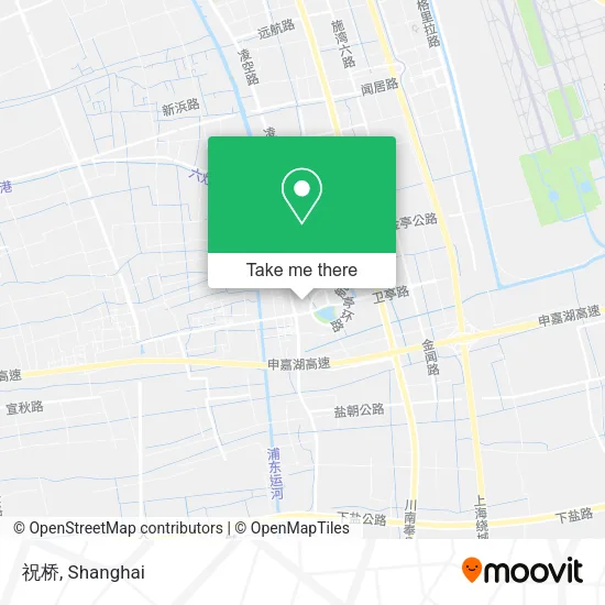 祝桥 map