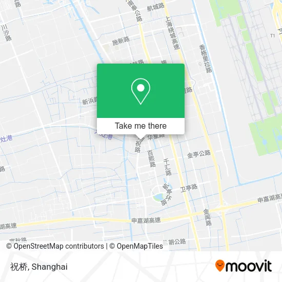 祝桥 map