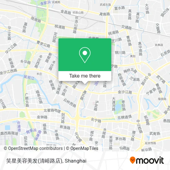笑星美容美发(清峪路店) map
