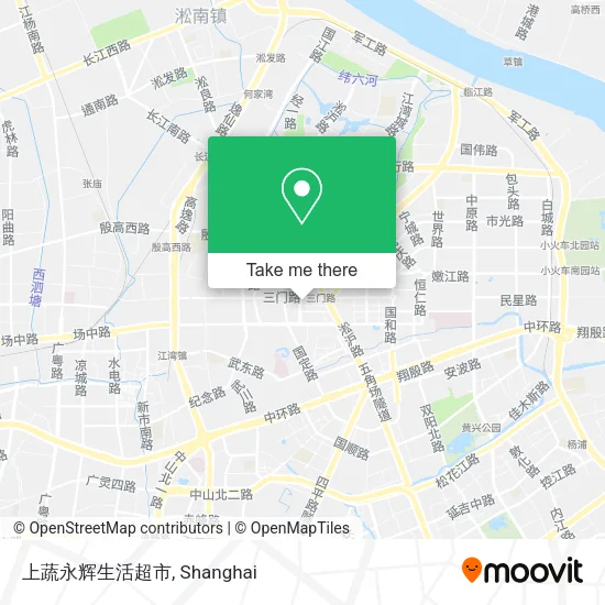 上蔬永辉生活超市 map