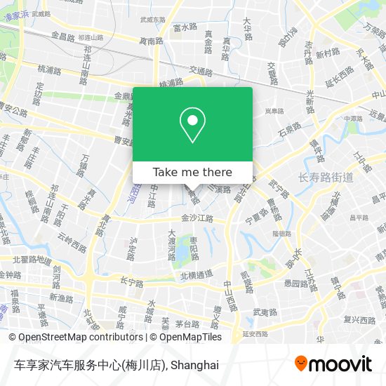 车享家汽车服务中心(梅川店) map