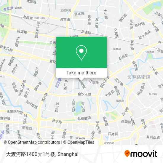 大渡河路1400弄1号楼 map