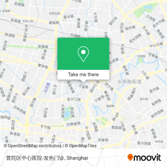 普陀区中心医院-发热门诊 map