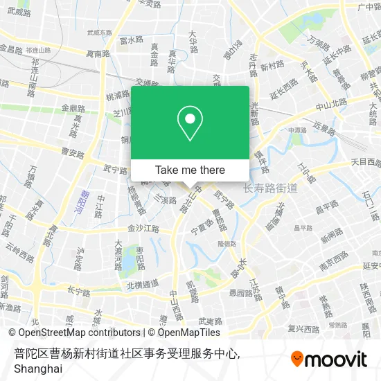 普陀区曹杨新村街道社区事务受理服务中心 map