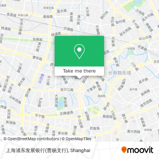 上海浦东发展银行(曹杨支行) map