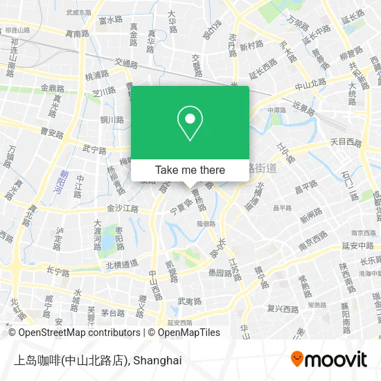 上岛咖啡(中山北路店) map