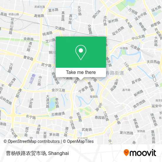 曹杨铁路农贸市场 map