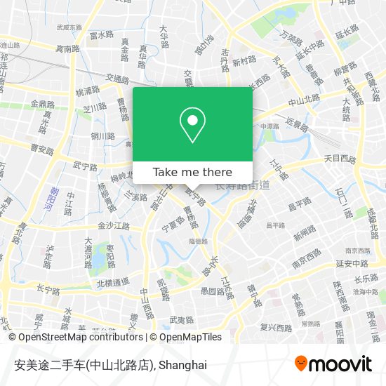 安美途二手车(中山北路店) map