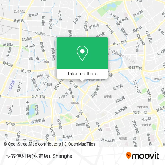快客便利店(永定店) map