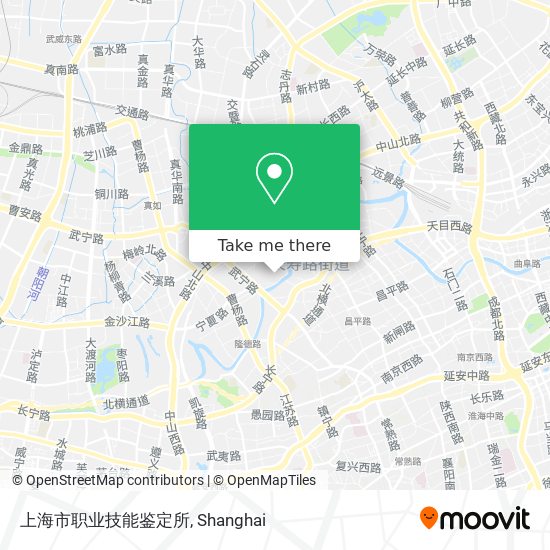 上海市职业技能鉴定所 map
