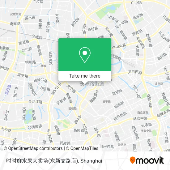 时时鲜水果大卖场(东新支路店) map