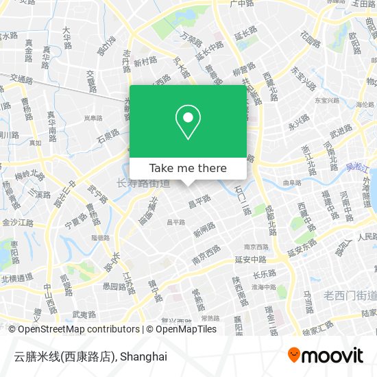 云膳米线(西康路店) map