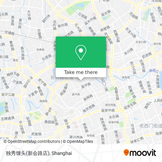 独秀馒头(新会路店) map