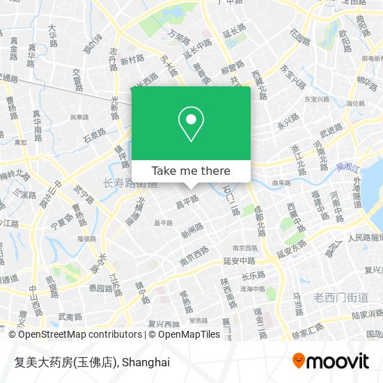 复美大药房(玉佛店) map