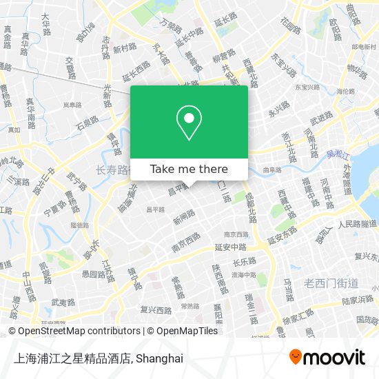 上海浦江之星精品酒店 map