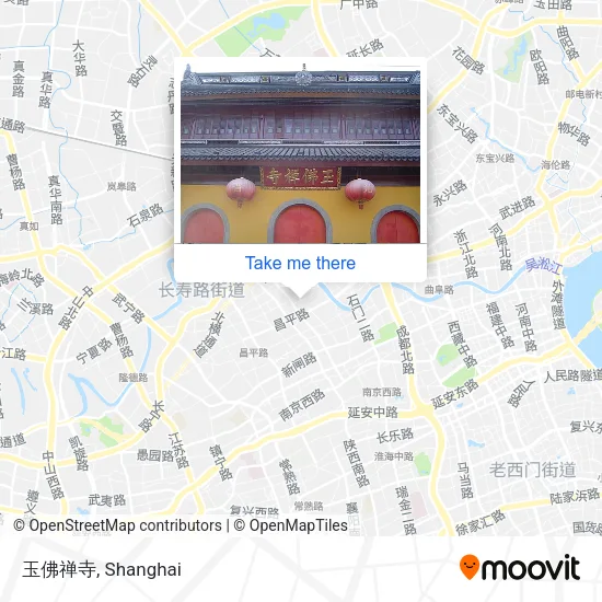 玉佛禅寺 map