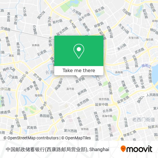 中国邮政储蓄银行(西康路邮局营业部) map