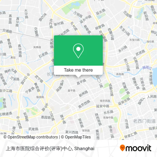 上海市医院综合评价(评审)中心 map
