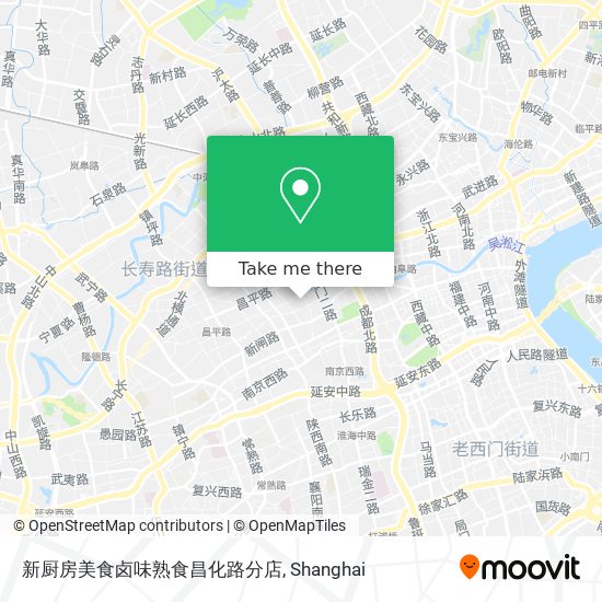 新厨房美食卤味熟食昌化路分店 map