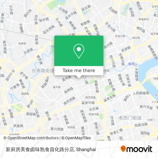 新厨房美食卤味熟食昌化路分店 map