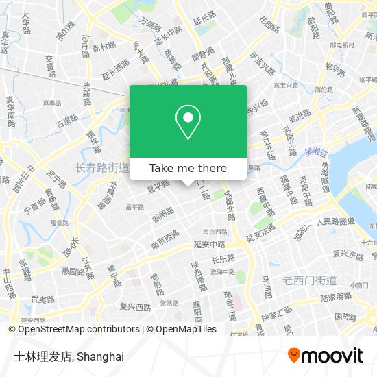 士林理发店 map