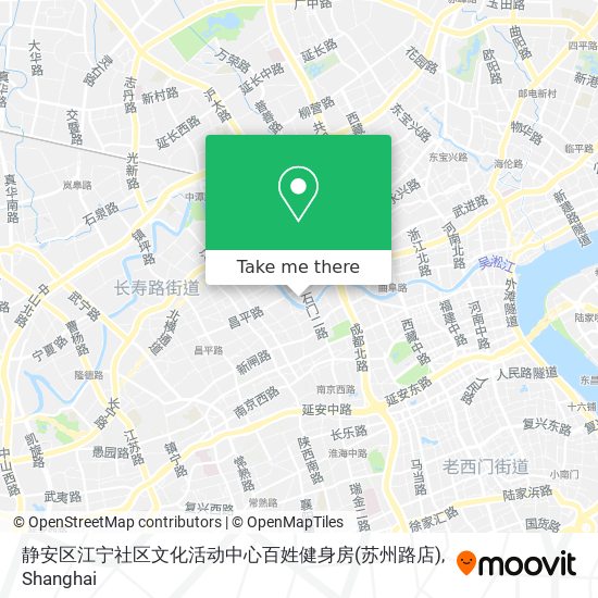 静安区江宁社区文化活动中心百姓健身房(苏州路店) map