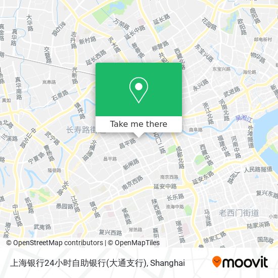 上海银行24小时自助银行(大通支行) map