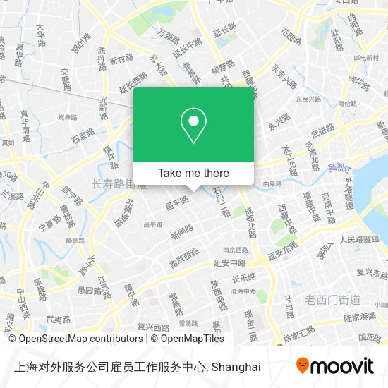 上海对外服务公司雇员工作服务中心 map