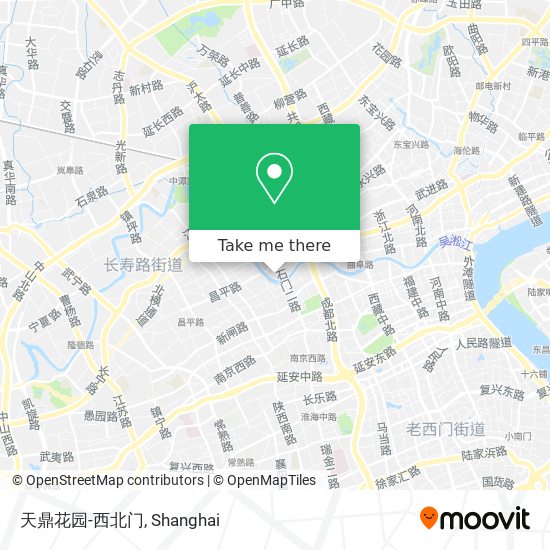 天鼎花园-西北门 map