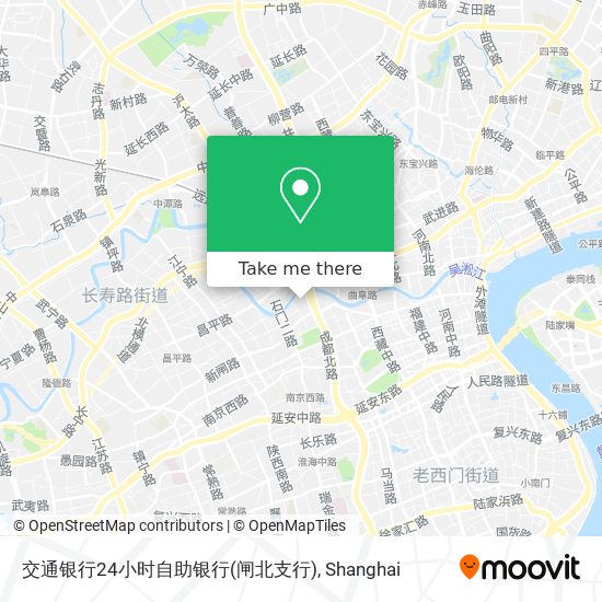 交通银行24小时自助银行(闸北支行) map