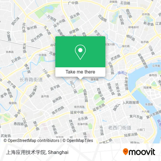 上海应用技术学院 map
