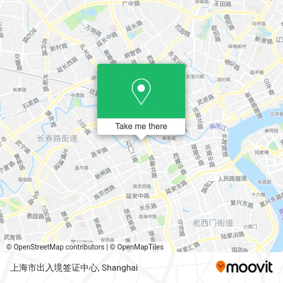 上海市出入境签证中心 map