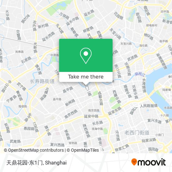 天鼎花园-东1门 map