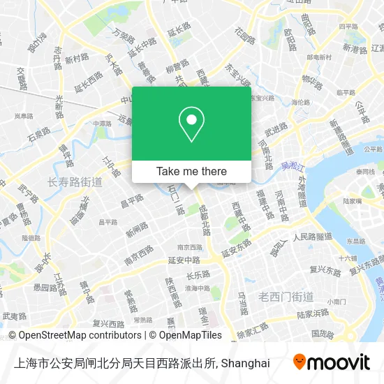 上海市公安局闸北分局天目西路派出所 map