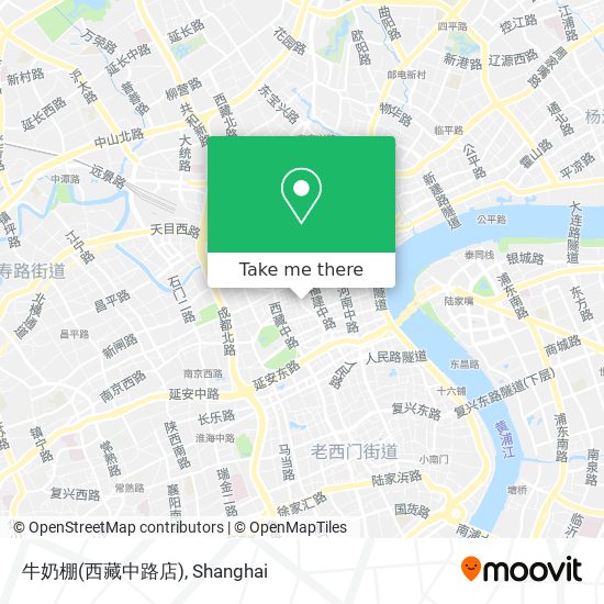 牛奶棚(西藏中路店) map